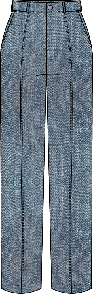 Valentina Denim Pants Blue