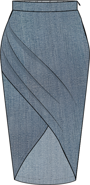 Seraphina Denim Skirt
