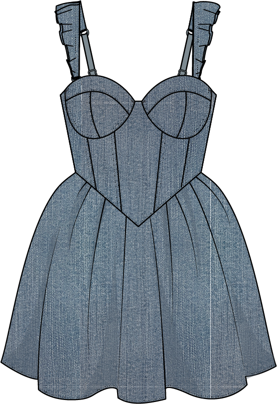 Carol Denim Dress