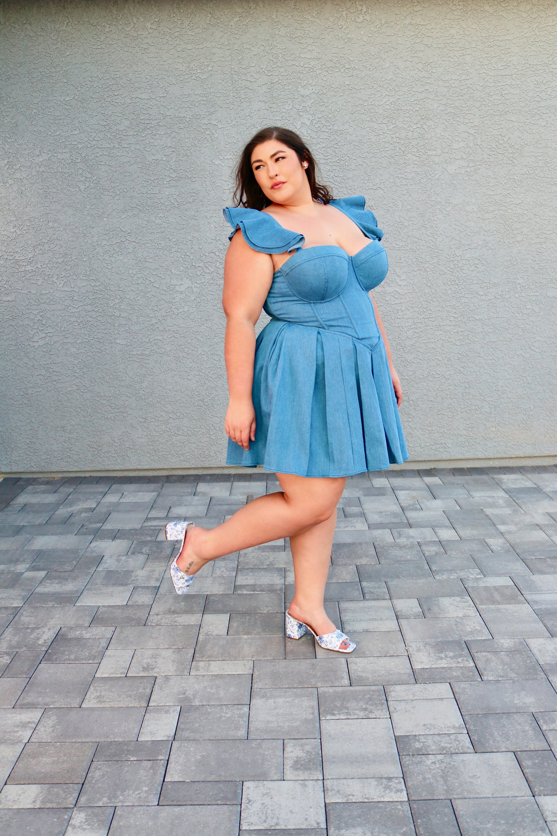Carol Denim Dress Blue / 5X